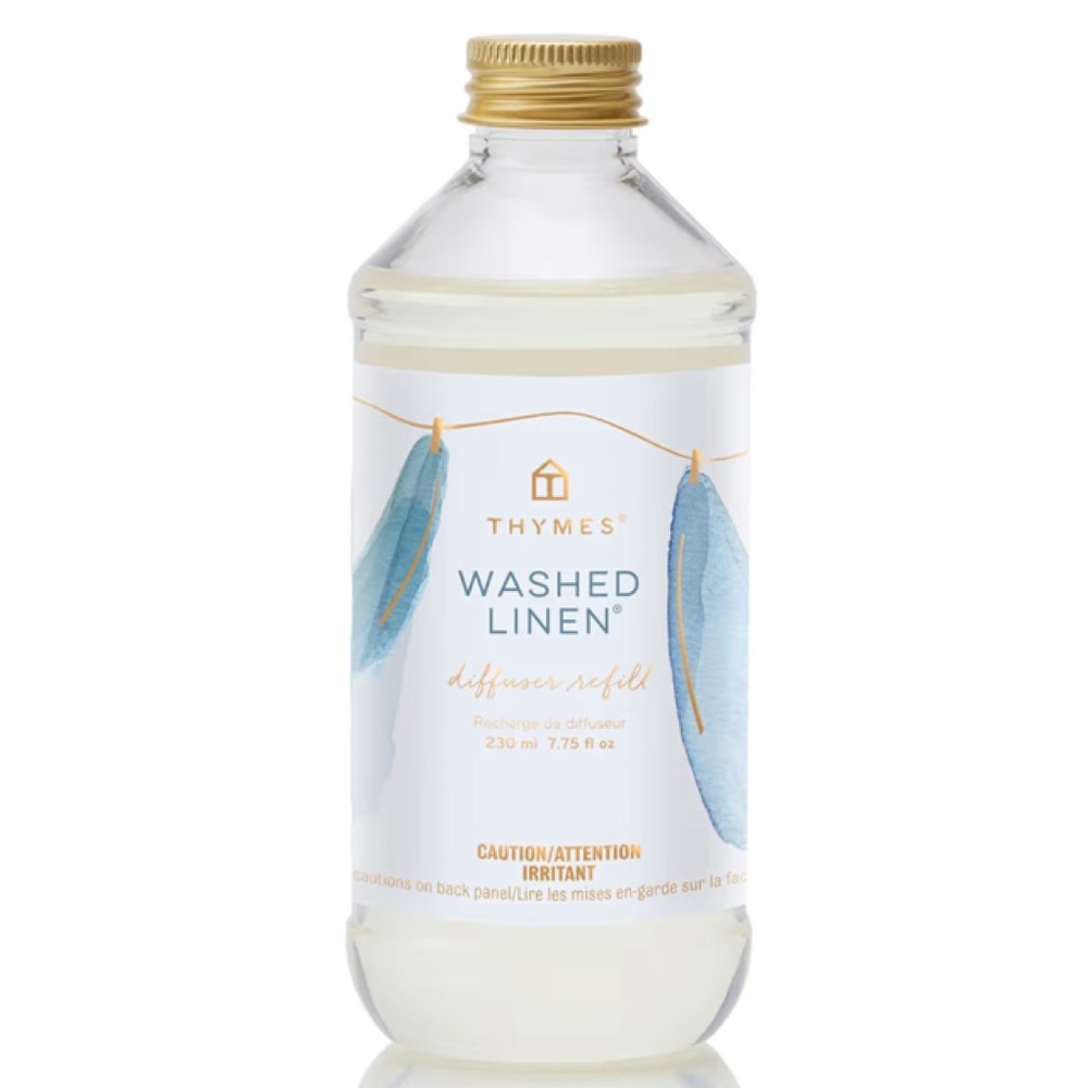 Thymes Reed Diffuser Oil - Washed Linen - 7.75 Fl Oz